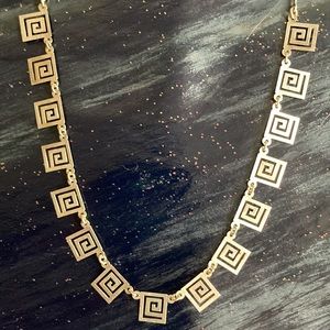 925 Vintage Greek Key Necklace